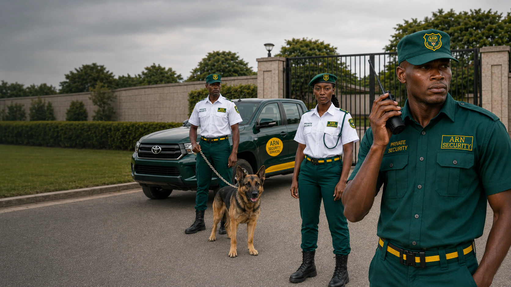 ARN Security personnel protecting a secured site